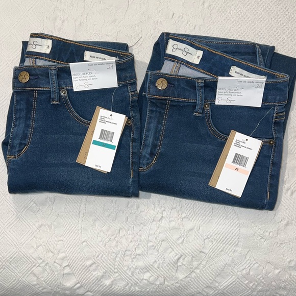 Jessica Simpson jeans NEW stretch high waist 24 28 - Picture 2 of 15